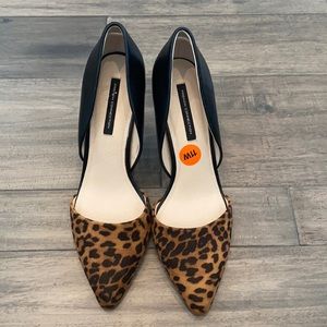 French Connection LEOPARD PUMPS Womens Size 11W